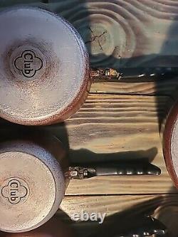 10 Pc Vintage Club Aluminum Cookware Pot Set Dutch Oven Sauce Pans withLids Brown