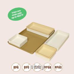 10-Piece Bundle with 5.3-Quart Dutch Oven with Lid, 2 Large Silicone Trays, 2 Sm