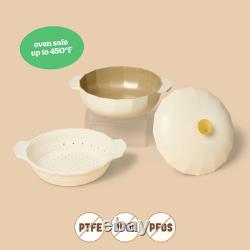 10-Piece Bundle with 5.3-Quart Dutch Oven with Lid, 2 Large Silicone Trays, 2 Sm