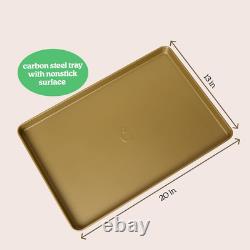 10-Piece Bundle with 5.3-Quart Dutch Oven with Lid, 2 Large Silicone Trays, 2 Sm