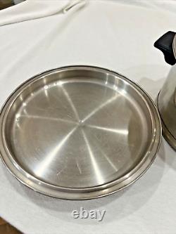 10 Piece LIFETIME 18/8 Stainless Steel 6 Qt Stock/Dutch Oven/Domed/Reg Lid/6 Egg