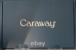 12 pc CARAWAY Non-stick Ceramic Cookware Set with Storage & Dutch Oven Navy Blue