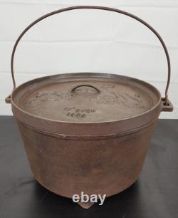 17 MACA Dutch Oven Cast Iron MASSIVE 29 qt Deep Cooking Limited Edition UNUSED