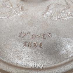 17 MACA Dutch Oven Cast Iron MASSIVE 29 qt Deep Cooking Limited Edition UNUSED