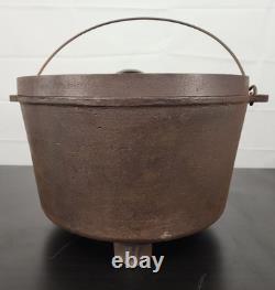 17 MACA Dutch Oven Cast Iron MASSIVE 29 qt Deep Cooking Limited Edition UNUSED