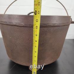 17 MACA Dutch Oven Cast Iron MASSIVE 29 qt Deep Cooking Limited Edition UNUSED