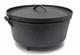 20 Qt Dutch Oven Camp Cast Iron Lipped Lid With Legs Jumbo