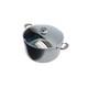 30 Qt Non-stick Dutch Oven Stockpot Pasta Cooking Pot, Glass Lid Double Handles