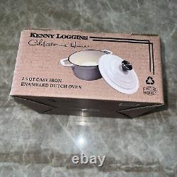 3 PC White Cast Iron Set 10Skillet, 2.5qt Dutch Oven & 2.5qt Roaster Withlid NEW