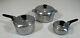 3 Pcs Wagner Ware Sidney Magnalite Cookware 4248 Dutch Oven 4683 1 Qt Pots Withlid