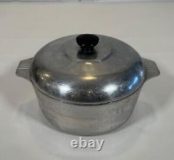 3 pcs Wagner Ware Sidney Magnalite Cookware 4248 Dutch Oven 4683 1 qt Pots withLid