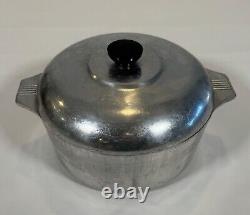 3 pcs Wagner Ware Sidney Magnalite Cookware 4248 Dutch Oven 4683 1 qt Pots withLid