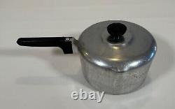 3 pcs Wagner Ware Sidney Magnalite Cookware 4248 Dutch Oven 4683 1 qt Pots withLid