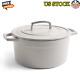 5qt Enameled Cast Iron Dutch Oven Lightweight Textured Lid All Occasion 2 Handle
