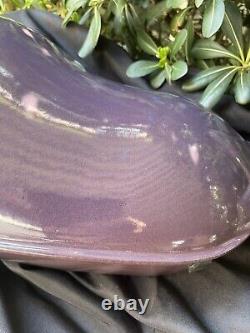 5 Quart Large Purple Eggplant LE CREUSET Cast Iron RARE Vegetable Dutch Oven