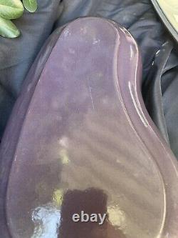 5 Quart Large Purple Eggplant LE CREUSET Cast Iron RARE Vegetable Dutch Oven