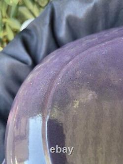 5 Quart Large Purple Eggplant LE CREUSET Cast Iron RARE Vegetable Dutch Oven