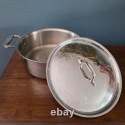 6-Qt All-clad D7 Collective 7-ply Slow Cooker / Dutch Oven with Lid Soup Stock pot