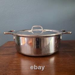 6-Qt All-clad D7 Collective 7-ply Slow Cooker / Dutch Oven with Lid Soup Stock pot