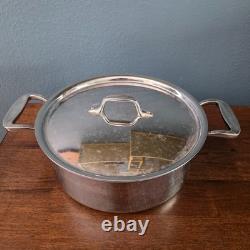 6-Qt All-clad D7 Collective 7-ply Slow Cooker / Dutch Oven with Lid Soup Stock pot