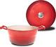 6 Quart Dutch Oven Pot With Lid Non-stick Enameled Cast Iron Dutch Oven For Brea