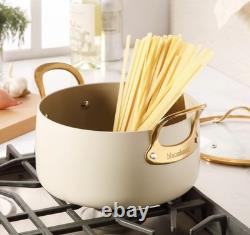 6 Quart Heavy Duty Aluminum Ceramic Nonstick Dutch Oven Pot with Lid Bloomhouse