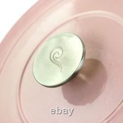 7Qt Artisan Cast Iron Nonstick Dutch Oven, Blush Pink with Lid Durable & Stylish