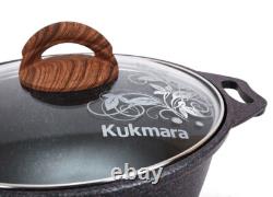 8.5 Qt Kukmara Granit Non-Stick Aluminum Stockpot Cooking Pot Dutch Oven