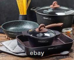 8.5 Qt Kukmara Granit Non-Stick Aluminum Stockpot Cooking Pot Dutch Oven
