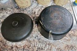 AB&I Vintage Cast Iron Dutch Oven with Lid American Cookware