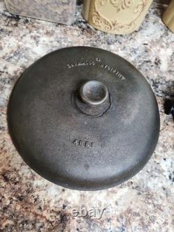 AB&I Vintage Cast Iron Dutch Oven with Lid American Cookware