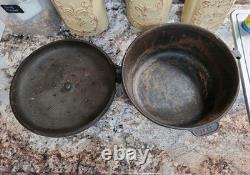 AB&I Vintage Cast Iron Dutch Oven with Lid American Cookware