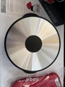 ALL-CLAD Cast Aluminum 5.5 Quart Round Dutch Oven Stock Pot with Stainless Lid