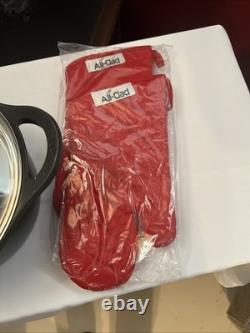 ALL-CLAD Cast Aluminum 5.5 Quart Round Dutch Oven Stock Pot with Stainless Lid