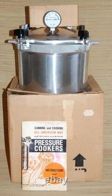 All American 907 Pressure Cooker 7 Quart Dutch Oven Canning Cast Aluminum USA