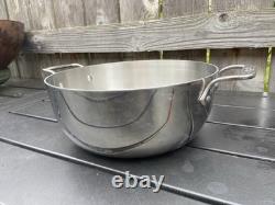 All Clad 10.75 Diameter Dutch Oven Sauté Stock Pot No Lid Stainless Cassoulet