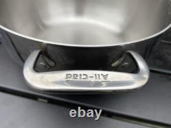 All Clad 10.75 Diameter Dutch Oven Sauté Stock Pot No Lid Stainless Cassoulet