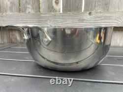 All Clad 10.75 Diameter Dutch Oven Sauté Stock Pot No Lid Stainless Cassoulet