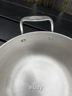All Clad 10.75 Diameter Dutch Oven Sauté Stock Pot No Lid Stainless Cassoulet