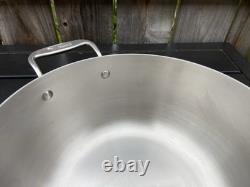 All Clad 10.75 Diameter Dutch Oven Sauté Stock Pot No Lid Stainless Cassoulet