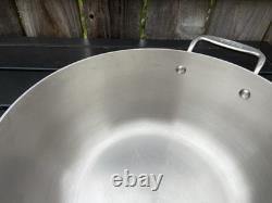 All Clad 10.75 Diameter Dutch Oven Sauté Stock Pot No Lid Stainless Cassoulet