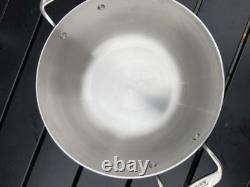 All Clad 10.75 Diameter Dutch Oven Sauté Stock Pot No Lid Stainless Cassoulet