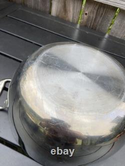 All Clad 10.75 Diameter Dutch Oven Sauté Stock Pot No Lid Stainless Cassoulet