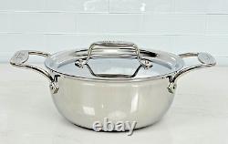 All-Clad Stainless Steel D5 2.5-qt Round Oven with Lid