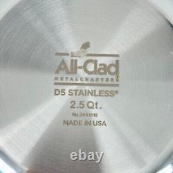 All-Clad Stainless Steel D5 2.5-qt Round Oven with Lid
