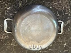 All Clad USA MetalCrafters 5.5 Qt Polished Stainless Steel Dutch Oven, Domed Lid