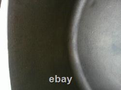American Camper Large Cast Iron Dutch Oven 14 Diameter x 5.5 Deep 3 Footed Lid