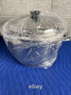 Americraft 12 Qt West Bend Multi-Core Stainless Stockpot Dutch Oven Pan With Extra