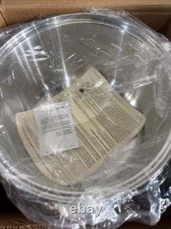 Americraft 12 Qt West Bend Multi-Core Stainless Stockpot Dutch Oven Pan With Extra