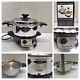 Americraft 4 Qt Stockpot Stainless Dutch Oven Electric Cooker Base Lid & Recipe